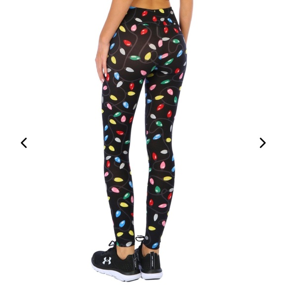 NWT! Derek Heart Women’s Christmas Cowboy Design Leggings. Junior Size Large. - Picture 3 of 9